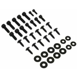 Kit De Vis De Carrosserie Carénage Capotage Acier Noir Compatible Avec MBK Ovetto Yamaha Neos Scooter Moto