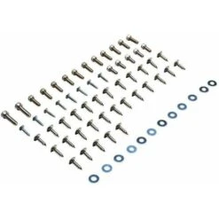 Kit De Vis De Carrosserie Carénage Capotage Acier Chromé Compatible Avec MBK Nitro Yamaha Aerox Scooter Moto