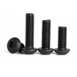 5PCS M3 6mm Vis Tête Cylindrique Self-Tapping Tête Ronde Cruciforme Acier Zingué Noir -Fischer Boutique 60936650 3