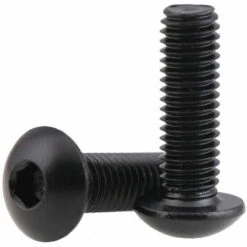 5PCS M4 12mm Vis Tête Cylindrique Self-Tapping Tête Ronde Cruciforme Acier Zingué Noir -Fischer Boutique 60936711 4