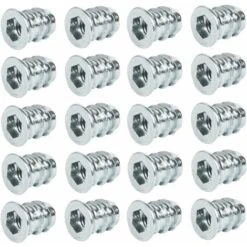 20x Manchon à Visser M8 X 13mm Acier Avec Bord De Recouvrement Vis Allen 6 Pans Creux CHC SW6 Meuble Bois