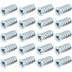 20x Vis Euro Varianta Tête Fraisé Cruciforme PZ2 Perçage Ø 5 Mm X Longueur 16mm Meuble Bois Fixation