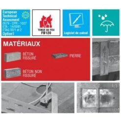 GOUJON ANCRAGE INOX A4 M8X100 BOITE De 100 -Fischer Boutique 6349497 2