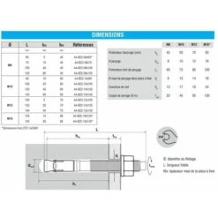 GOUJON ANCRAGE INOX A4 M8X100 BOITE De 100 -Fischer Boutique 6349497 3
