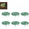 Stand De Plantes Stand De Fraises, 6 Pièces Plastique Support Fraisier, Cercles, Améliorer Le Cadre De Récolte, Support De Plantation De Tomates, Amovible, Pour Éviter La Pourriture Des Fraises(Vert)
