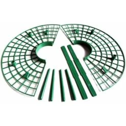 Stand De Plantes Stand De Fraises, 6 Pièces Plastique Support Fraisier, Cercles, Améliorer Le Cadre De Récolte, Support De Plantation De Tomates, Amovible, Pour Éviter La Pourriture Des Fraises(Vert) -Fischer Boutique 63688568 3