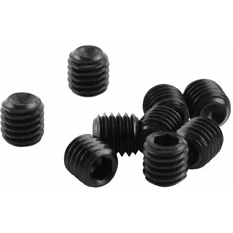 240pcs Vis Sans Tête Hexagonale,Assortiment Kit De Noir Acier Allié Douille Hex Vis-pointeau 6 240pcs Vis Sans Tête Hexagonale,Assortiment Kit De Noir Acier Allié Douille Hex Vis-pointeau – Image 4