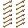 12 Pièces Boulons M6 Boulon Fixation Avec Écrou à Barrel Fixation Boulons à Ecrous Cylindriques Finition Zinguée M6 Hexagonale Vis Bouchon Vis Barrel Boulons Pour Meubles Lit Chaises Arcenciél -Fischer Boutique 64127752 1