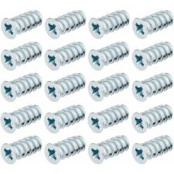 20x Vis Euro Varianta Tête Fraisé Cruciforme PZ2 Perçage Ø 5 Mm X Longueur 13,5mm Meuble Bois Fixation