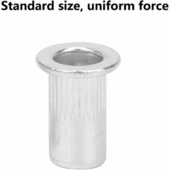 100Pcs Ecrou A Sertir M5, Écrou à Sertir Aluminium, Écrou à Rivet Fileté à Tête Plate, Rivet Nuts M5 De Écrou D'Insertion Pour Automobiles, Meubles -Fischer Boutique 65644799 4