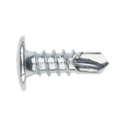 Vis Auto-perceuses - Filetées à Tôle Et PVC - Vis Autoperceuse - Tête Type Rivet - Empreinte PH - Zinguée 3,5 X 9 - Boite De 500