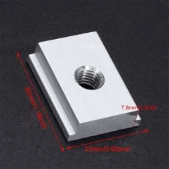 Déstockage Écrou à Rainure En T M8, 5Pcs Écrous Coulissants En T Ecrous à Rainure En T De Série 30 En Alliage D'Aluminium Pour Outils De Travail Du Bois M8 -Fischer Boutique 66849674 2