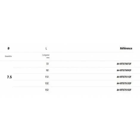 Vis Béton A4 7.5 X 92 Tête Fraisée - Boîte De 100 6 Vis Béton A4 7.5 X 92 Tête Fraisée - Boîte De 100 – Image 4