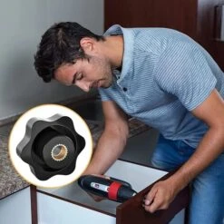 M8 Filetage Femelle De Serrage De Bouton,10 Pièces Étoile Tête Écrous De Serrage Bouton Boutons De Serrage De Filetage M8 De Serrage Pour Machines Équipement Industriel Equipment-38mm,Yeurié -Fischer Boutique 68540249 4