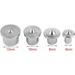 Déstockage 8pcs Outil De Centrage De Goujon D'Alignement De Bois Pointe Le Centre De Perçage De Marqueur, 4/5/6/8/10/12 Mm De Goupille (Solid) -Fischer Boutique 69252876 4