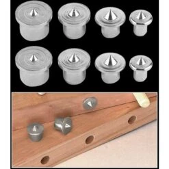 Déstockage 8pcs Outil De Centrage De Goujon D'Alignement De Bois Pointe Le Centre De Perçage De Marqueur, 4/5/6/8/10/12 Mm De Goupille (Solid) -Fischer Boutique 69252876 5