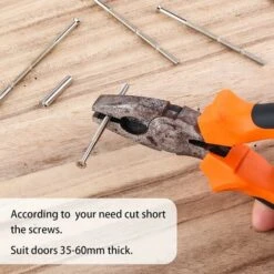 8 Jeux Vis Pour Poignée De Porte, Vis M3 De Poignée De Porte Mâle à Femelle Plaquées Nickel Boulons De Fixation Et Manchons De Connexion Pour Écussons Tiroirs D'Armoire -Fischer Boutique 69263336 4