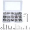 Coffrets Boulons Et Écrous M2 M3 M4 Vis En Acier Inoxydable Bouton Tête Hexagonale Socket Assortiment Kit Avec Boîte De Rangement Épaisse 480 Pièces -Fischer Boutique 69263354 1