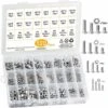 Lot De 520 Assortiment Vis Inox M3 M4 M5 M6 Métrique à Tête Ronde, Ecrous Hexagonale Et Plate Rondelle Avec Boîte De Rangement, Cisea 2 Lot De 520 Assortiment Vis Inox M3 M4 M5 M6 Métrique à Tête Ronde, Ecrous Hexagonale Et Plate Rondelle Avec Boîte De Rangement, Cisea -Fischer Boutique 69278359 1