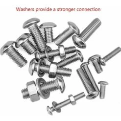 Lot De 520 Assortiment Vis Inox M3 M4 M5 M6 Métrique à Tête Ronde, Ecrous Hexagonale Et Plate Rondelle Avec Boîte De Rangement， Cisea -Fischer Boutique 69278359 2