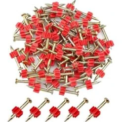 90 Pcs Clous De Ciment Clous De Maçonnerie Anti-Corrosion Clous De Maçonnerie Pour Plaque D'acier,Béton,Planche De Bois,Bricolage Et Entretien Domestique (30 Mm)