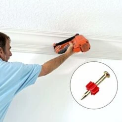 90 Pcs Clous De Ciment Clous De Maçonnerie Anti-Corrosion Clous De Maçonnerie Pour Plaque D'acier,Béton,Planche De Bois,Bricolage Et Entretien Domestique (30 Mm) -Fischer Boutique 70394013 3