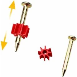 90 Pcs Clous De Ciment Clous De Maçonnerie Anti-Corrosion Clous De Maçonnerie Pour Plaque D'acier,Béton,Planche De Bois,Bricolage Et Entretien Domestique (30 Mm) -Fischer Boutique 70394013 5