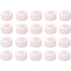 20x Entretoise Cylindrique Ronde En Plastique PA Naturel Rondelle Colonne Support Vis Tube, M3 X 2 Mm