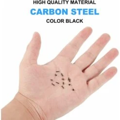 GP Lot De 1000 Mini Vis à Bois Cruciformes Autotaraudeuses Tête Ronde, Assortiment M1 M1.2 M1.4 M1.7, Noir -Fischer Boutique 70543753 4