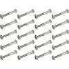 20x Vis Relieuse Avec écrou Douille Tête Plate + Vis Cruciforme Tête Plate En Acier Fixation Métal Bois Meuble Etagère Boulon, M4 X 30mm -Fischer Boutique 71832959 1