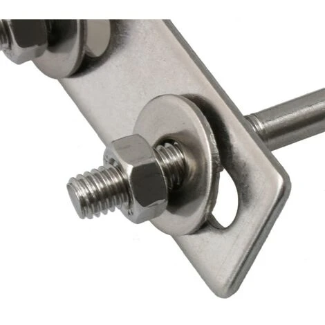 Boulons D'écrousses De 6 Mm De Diamètre Boulons En U Avec Plaques Arrière-boulle En U Pour La Fixation Du Tuyau 5 Boulons D'écrousses De 6 Mm De Diamètre Boulons En U Avec Plaques Arrière-boulle En U Pour La Fixation Du Tuyau – Image 3