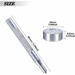 GP Kit De 60 Boutons-pression En Toile Marine Avec Vis En Métal Pour Bateau, Douille Avec 2 Outils De Réglage Pour Housse De Bateau, Meubles -Fischer Boutique 75116737 2