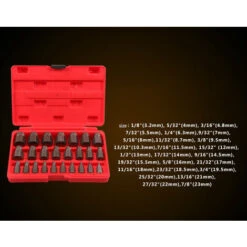 Lot De 25 Extracteurs De Vis à Tête Hexagonale Multi-cannelures En Acier à Haute Teneur En Carbone -Fischer Boutique 78189478 5