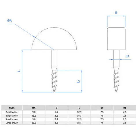 200 Clous , Support De Vitrine Marron, Nylon - Grand 4 200 Clous , Support De Vitrine Marron, Nylon - Grand – Image 2