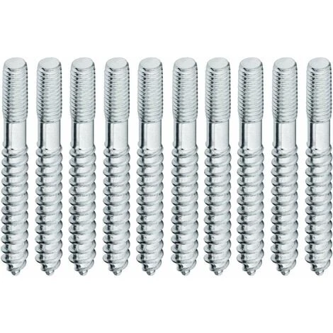 10x Vis à Double Filetage M4 X 30mm Assemblage Sans Tête Filetée Bois Meuble Fixation étagère Support 3 10x Vis à Double Filetage M4 X 30mm Assemblage Sans Tête Filetée Bois Meuble Fixation étagère Support