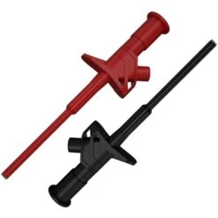 Pince à Crochet De Test Rapide Sonde De Test Flexible Haute Tension Isolée Professionnelle 4mm Prise Banane 1pcs Rouge -Fischer Boutique 79334747 5