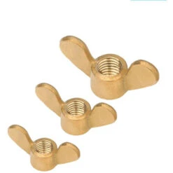 20 Pieces M4 Laiton Papillon Lingot Corne Ecrou Torsade A La Main -Fischer Boutique 80222298 3