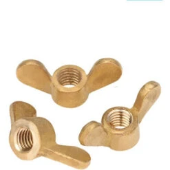 20 Pieces M4 Laiton Papillon Lingot Corne Ecrou Torsade A La Main -Fischer Boutique 80222298 4