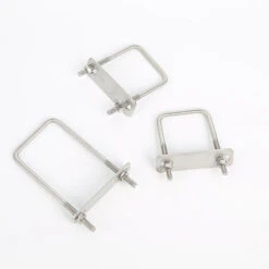 Lot De 4 Boulons D'arrimage Carrés En U En Acier Inoxydable 304 M6 X 40 X 80 Mm,