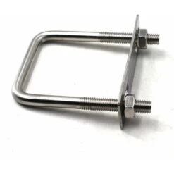 Lot De 4 Boulons D'arrimage Carrés En U En Acier Inoxydable 304 M6 X 40 X 80 Mm, -Fischer Boutique 80604365 3