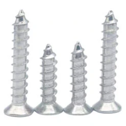 SVKBJROY Vis Autotaraudeuse M2.5 100PCS Vis Assortiment Kit Vis à Tête Plate Vis à Bois Inox Vis Autoforeuse Bois Plastique Métal Mou Petit Réparation Bricolage (L:8mm) -Fischer Boutique 81447421 4