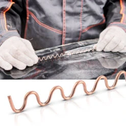 STAHLWERK Fil Ondulé / Fil Ondulé Set De 25 Pièces, Accessoires Smart Repair Pour Débosseleur / Lève-bosse / Appareil à Souder Par Points / Outil De Débosselage Pour La Réparation Professionnelle De C -Fischer Boutique 82628493 5