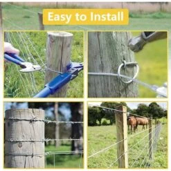140 Pièces Crampons En Acier Galvanisé Crampillons Pour Cloture Crampillon Grillage 1.2 1.9cm Clou De Clôture En Forme De U Agrafes Pour Clôture Agrafe Galvanisée Grillage Pour Filets -Fischer Boutique 83997351 4