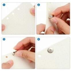 30 Sets Reliure Vis, Reliure à Vis De Reliure Nickelée 5 Mm X 15 Mm, Ton Argent -Fischer Boutique 87059475 4