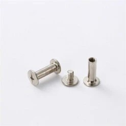 30 Sets Reliure Vis, Reliure à Vis De Reliure Nickelée 5 Mm X 15 Mm, Ton Argent -Fischer Boutique 87059475 5