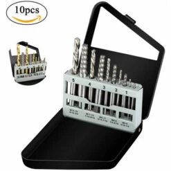 Lot De 10 Extracteurs De Vis Et Forets En Cobalt Pour Gaucher -Fischer Boutique 87154711 3