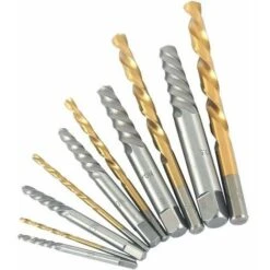 Lot De 10 Extracteurs De Vis Et Forets En Cobalt Pour Gaucher -Fischer Boutique 87154711 4