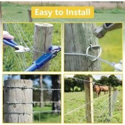 140 Pièces Crampons En Acier Galvanisé Crampillons Pour Cloture Crampillon Grillage 1.2 1.9cm Clou De Clture En Forme De U Agrafes Pour Clture Agrafe Galvanisée Grillage Pour Filets -Fischer Boutique 87199043 4