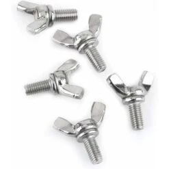 25pcs Ecrou Papillon M6 X25mm Vis à Oreilles Avec Boulon Métrique En Acier Inox 304 Vis à Aile Papillon Vis à Main De Fixation -Fischer Boutique 87450226 5