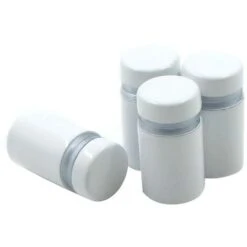 Publicité Vis Verre Standoff Miroir Clips Fixations Boulons - 12pcs Entretoise Pour Enseigne, Entretoise Pour Support D'enseigne Entretoise à Vis Pour Verre, Acier Inoxydable (Blanc 12x20mm) -Fischer Boutique 89947556 5